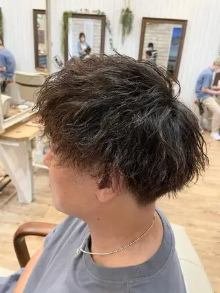 ショート パーマ メンズ †山尾 大輝†のヘアスタイル