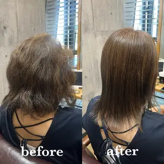 ミディアム 艶髪🌈ムラカミ サキのヘアスタイル