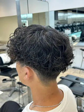 パーマ メンズ 山本 蓮のヘアスタイル