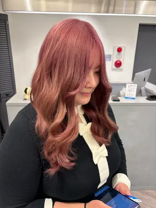 セミロング ケアブリーチ🌟 ♢WATARU♢のヘアスタイル