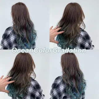 カラー 水戸/ブリーチカラー ♠️♠️會澤遼真のヘアスタイル