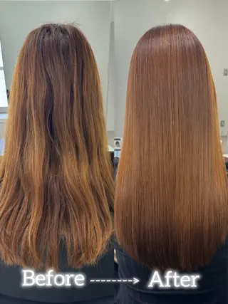 ロング 💕韓国レイヤー× 髪質改善　宮内諒のヘアスタイル