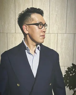 ショート メンズ BASUKIA 西宮 甲子園口所属・𝙢𝙚𝙣'𝙨 𝙝𝙖𝙞𝙧高津のヘアスタイル