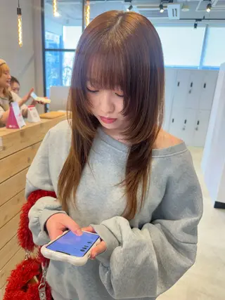ロング 🎀韓国/髪質改善 長野美和🎀のヘアスタイル