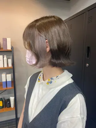 ショート maco 艶感ハイトーン🦋のヘアスタイル