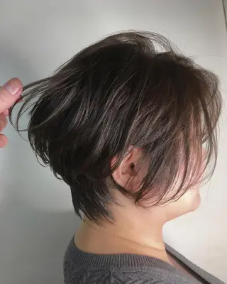 ショート カラー 菅村 勇亮のヘアスタイル