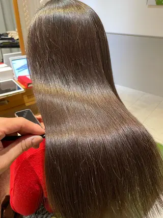 セミロング カラー パーマ eins.hair所属・過去一の柔髪ヘア 🌿einshairのヘアスタイル