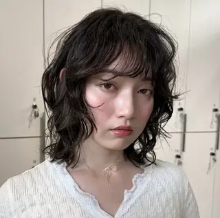 パーマ 石堂 菜々美／艶カラー🫧のヘアスタイル