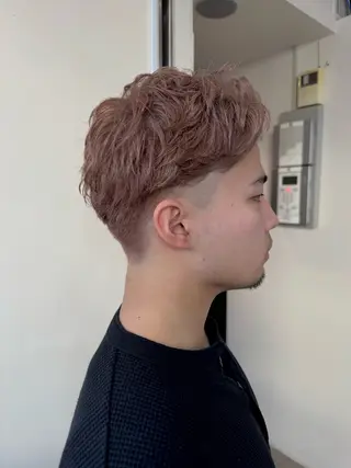 カラー メンズ 米元 春奈のヘアスタイル