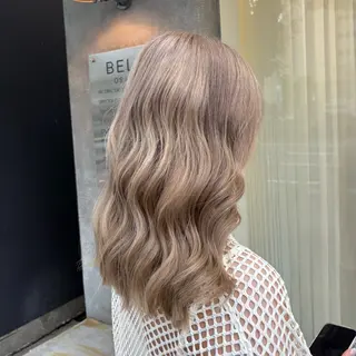 ミディアム カラー BELO OSAKA マオのヘアスタイル