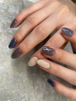 ロング カラー ヘアアレンジ キッズ ネイル マツエク・マツパ 福田 加奈のネイルデザイン