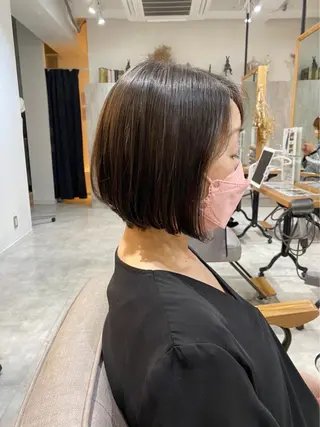 ショート route 【ルート】所属・髪質改善/堀江 ケアカラーtoshiのヘアスタイル