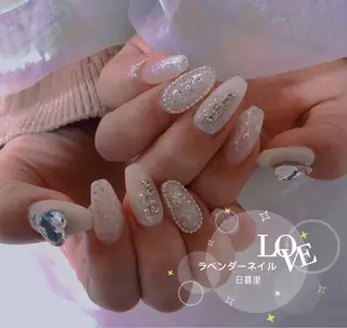 ネイル ラベンダー💖日暮里 ルル💖ネイルのネイルデザイン