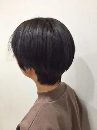 ショート カラー 脱白髪染め美容師 竹内涼乃のヘアスタイル