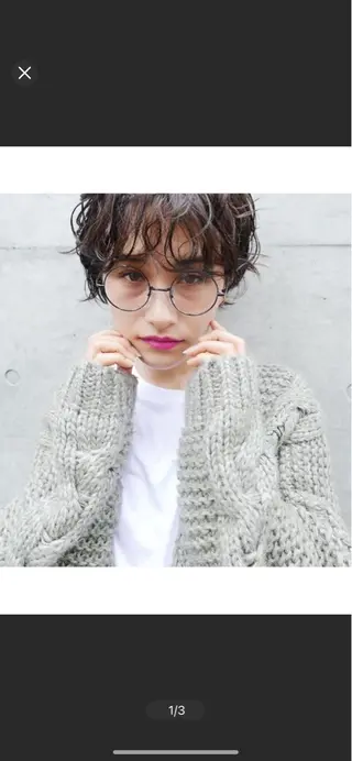 ショート パーマ 【Belle】 川口開世のヘアスタイル