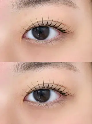 マツエク・マツパ 高持続パーマ× 骨格分析眉毛mikiのマツエク・マツパデザイン