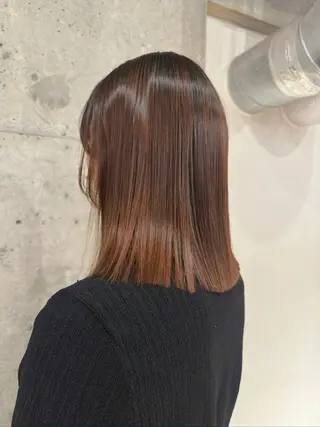 ミディアム ボブ/レイヤー/ニュ アンスパーマ/小夏のヘアスタイル