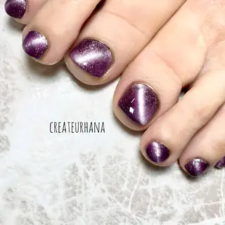 ネイル クレアトゥール華 都賀店所属・三橋 結菜のネイルデザイン