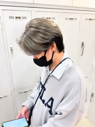 ショート カラー 柔らか透明感カラー/ 内田圭祐のヘアスタイル