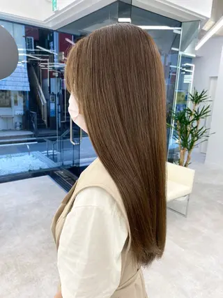 透明感ハイトーン特化 /ケアブリーチ/莉駒のヘアスタイル