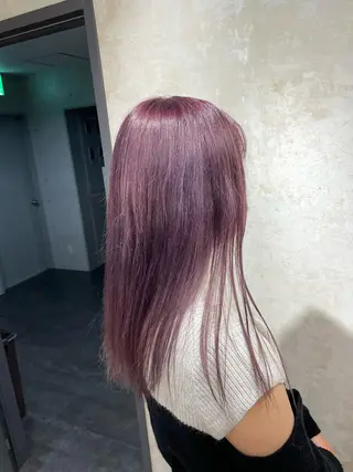 ロング カラー blanc hair 西中島MASARUのヘアスタイル