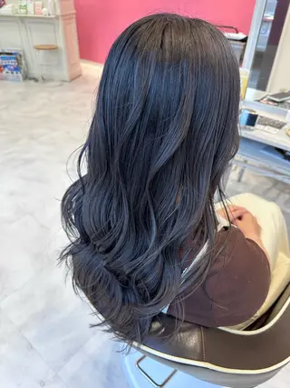 ロング カラー 💘韓国カラー💘 クルミのヘアスタイル