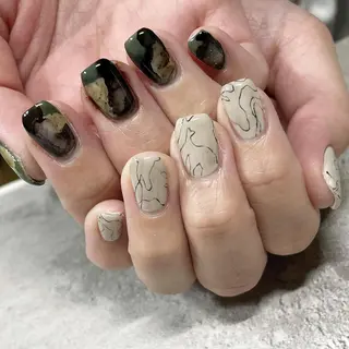 ネイル 東 千夏のネイルデザイン