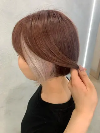 ショート カラー kanon hair所属・新木 愛花のヘアスタイル