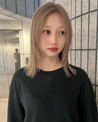 ロング カラー SORA ブリーチカラー表参道のヘアスタイル