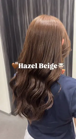 カラー 榊原 あいなのヘアスタイル