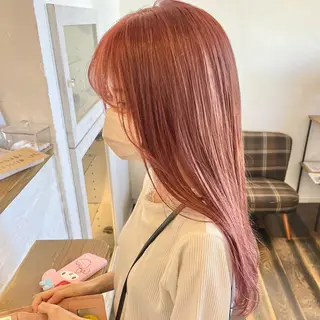ロング カラー 伊藤ゆかり/髪質改善 /透明感カラーのヘアスタイル