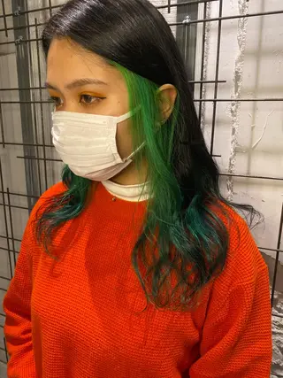 カラー AYANE 韓国ヘア /レイヤーカットのヘアスタイル