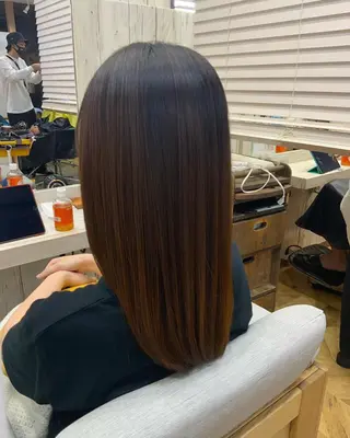 カラー パーマ ヘアアレンジ メンズ キッズ ネイル マツエク・マツパ Saffyハリウッド トリートメント◎のヘアスタイル