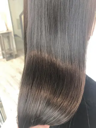 ロング カラー 前髪顔周り✂️店長 ❤️アマミヤ❤️のヘアスタイル