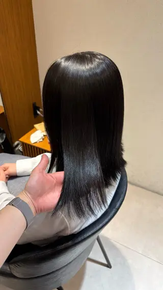 ミディアム カラー 《無料カットモデル / perm》ナミのヘアスタイル