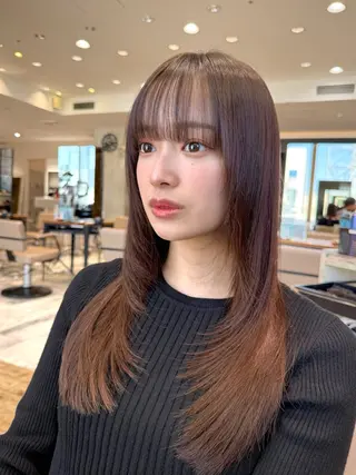 ロング カラー 必ず似合わせます/ レイヤー/石戸谷海斗のヘアスタイル