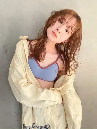 セミロング yukii しまむら のぞみのヘアスタイル