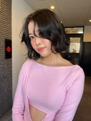 ショート カラー hono/ボブ/ ハイトーン/ベージュのヘアスタイル