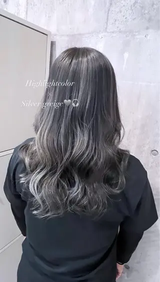 ロング カラー ヘアアレンジ ♡🎀垢抜け透明感 カラーaomi🐇♡のヘアスタイル