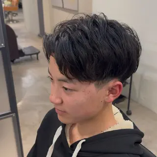 ショート メンズ 梅本 淑人のヘアスタイル