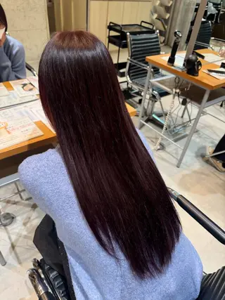 ロング カラー hair S.coeur emu所属・黒木 日那のヘアスタイル