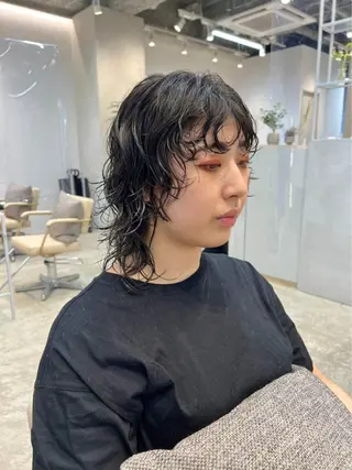 セミロング 🌀perm 🌀のヘアスタイル