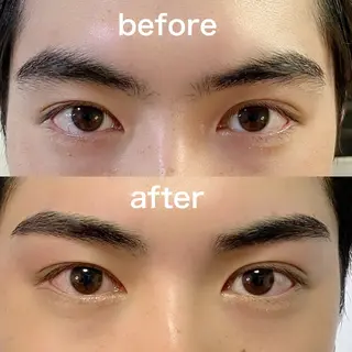 メンズ アイブロウ linda lashesのマツエク・マツパデザイン