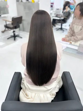 ロング 藤田 心菜のヘアスタイル