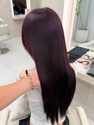 ロング カラー 名古屋/縮毛矯正/ 島原　由璃のヘアスタイル