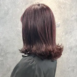 ミディアム 所渉/韓国レイヤー /ウルフカットのヘアスタイル