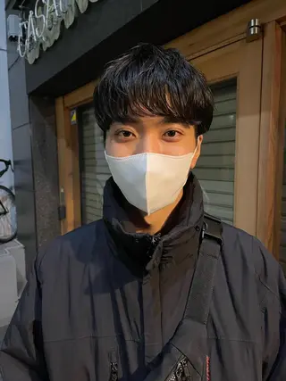 ショート カラー パーマ ヘアアレンジ メンズ ハイトーン/レイヤー 🌸さくらのヘアスタイル