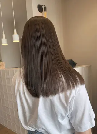 ロング カラー rion🪽 /wカラー・縮毛矯正のヘアスタイル