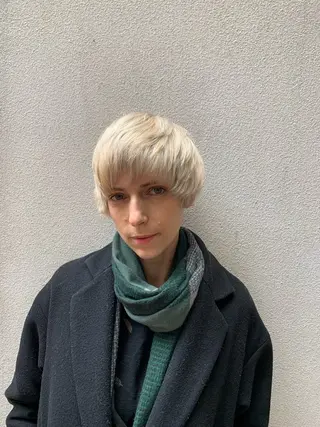 ショート カラー レイヤー/艶髪/ 髪質改善/YUYAのヘアスタイル