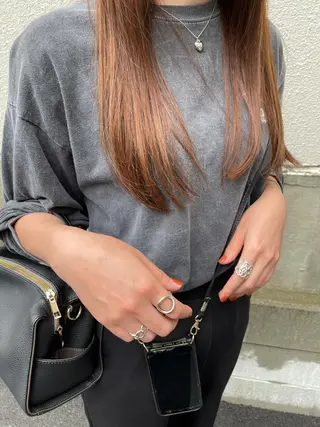 ロング さの あやねのヘアスタイル